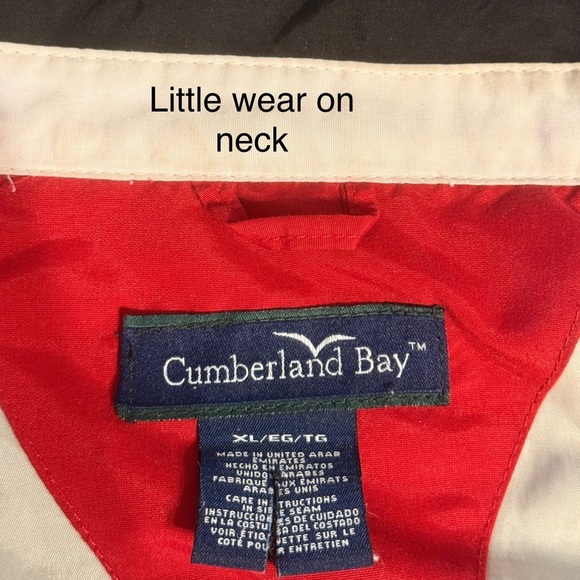 Cumberland Bay Mens Windbreaker with Harley Davidson Emblem Size XL Black - Picture 5 of 16